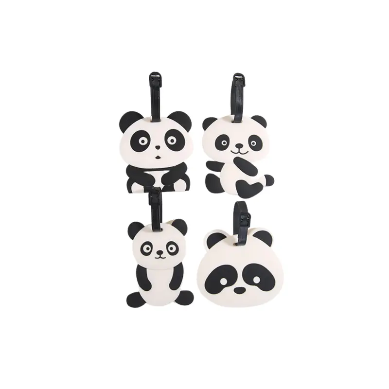 Panda Luggage Tag