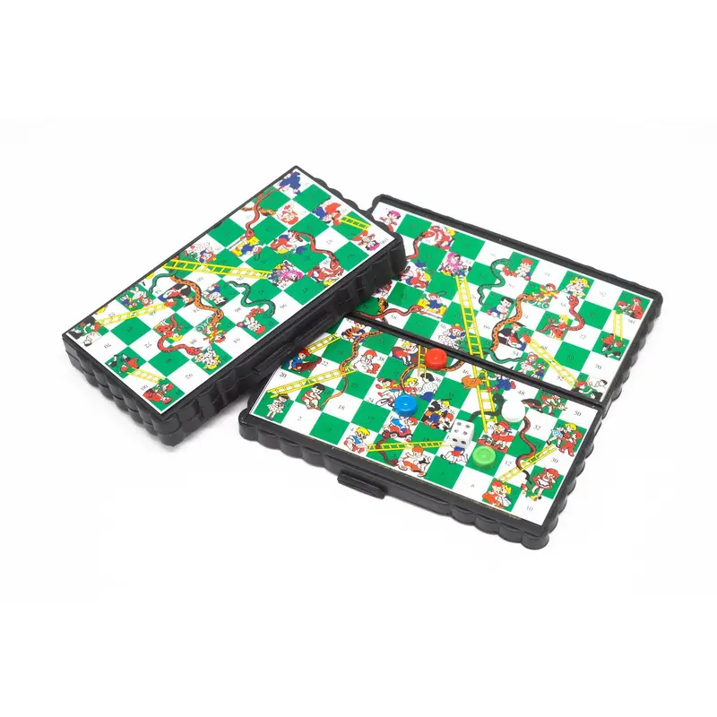 Portable Magnetic Snakes and Ladders
