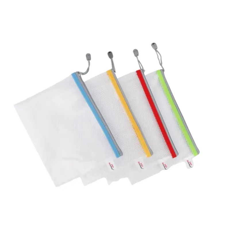 Premium EVA A4 Thick Mesh with Colored Zipper CaseAssorted