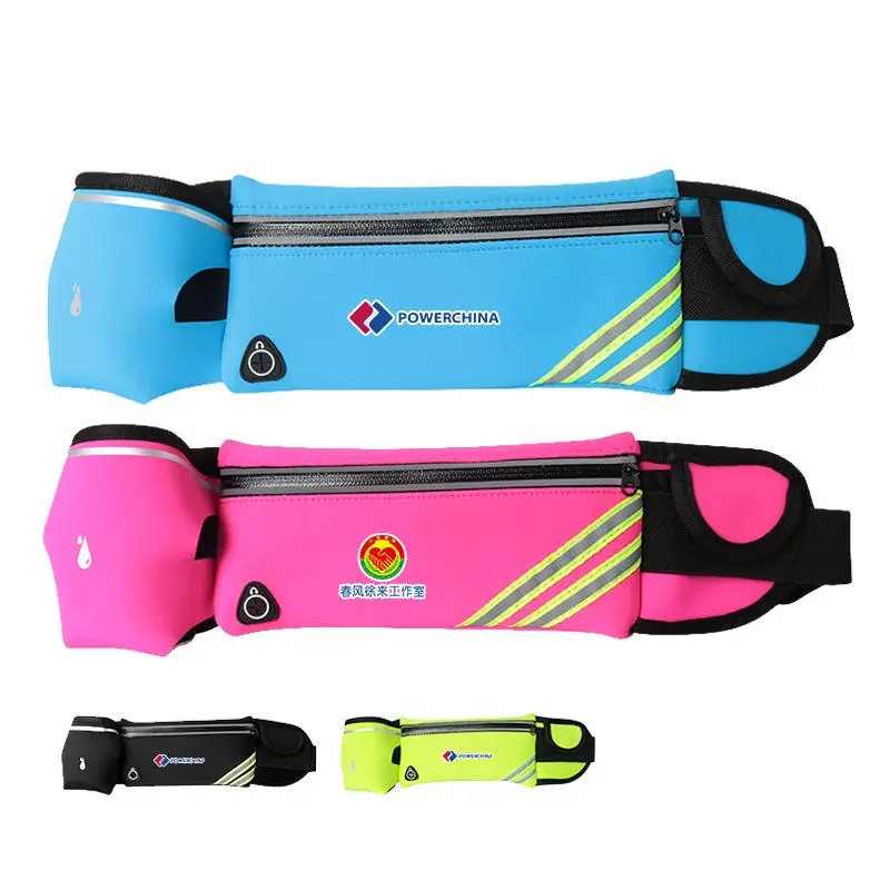 Running Waist Bag with Water Bottle Pocket500 