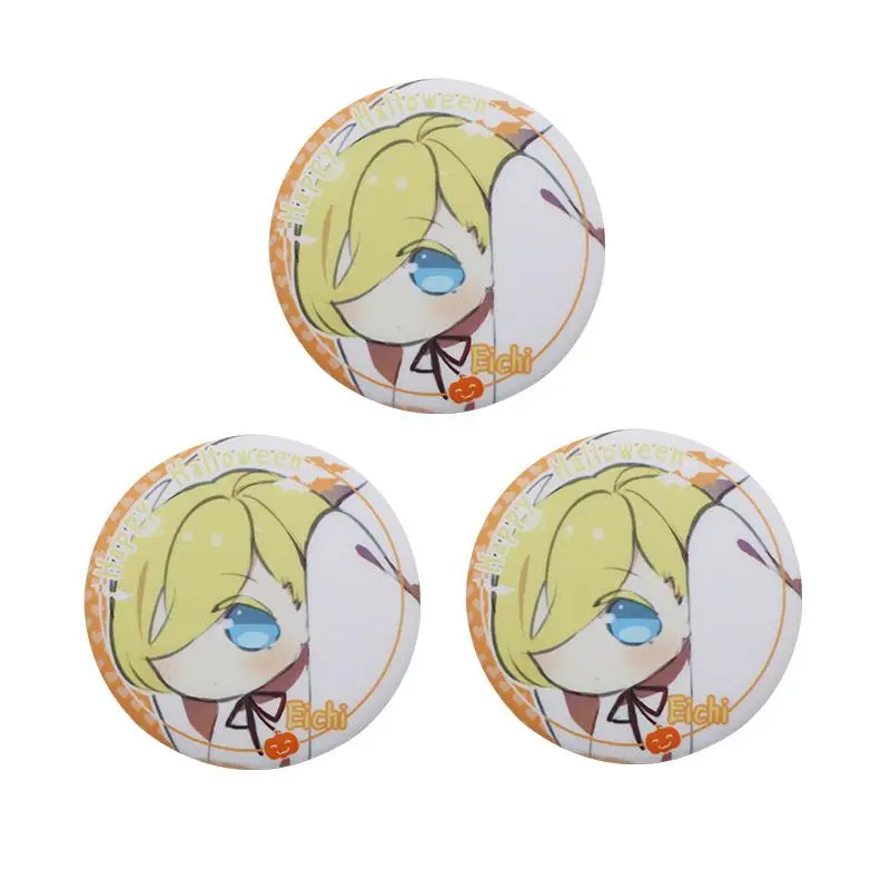 Small Round Tinplate Brooch1000 