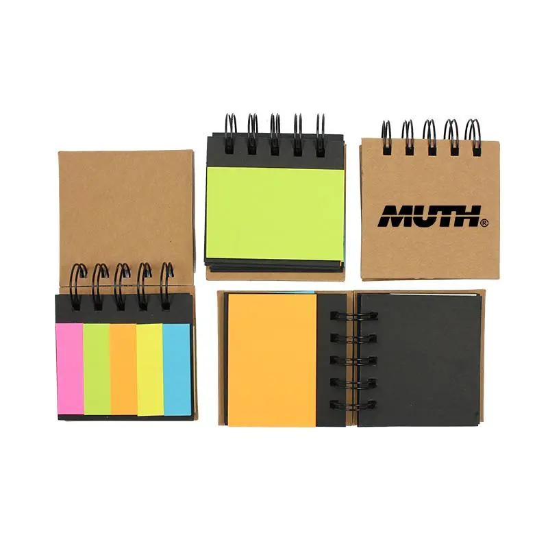 Spiral-Bound Sticky Notes Set1000 