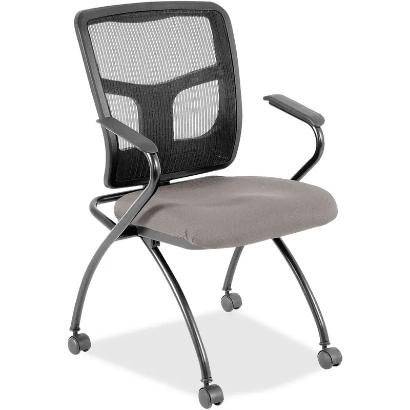 Lorell Ergomesh Nesting Chairs with Arms [SKU - LLR84374071]CT