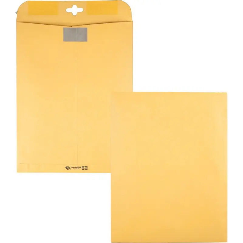 Quality Park Resealable Redi-Tac Clear Clasp Envelope [SKU - QUA43768]BX