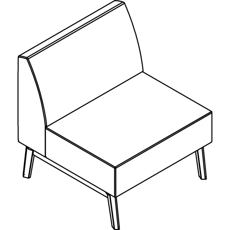Arold Hip Hop Collection Straight Chair [SKU - AROHC30W20W5]EA