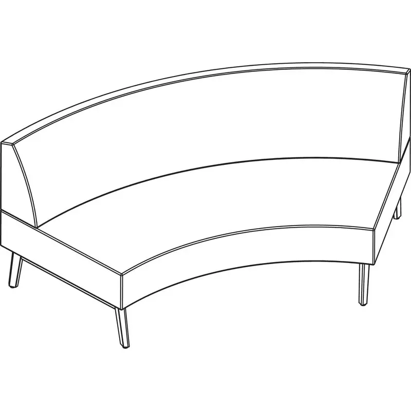 Arold Hip Hop Collection Wedge Bench [SKU - ARO4860CW20TP04]EA