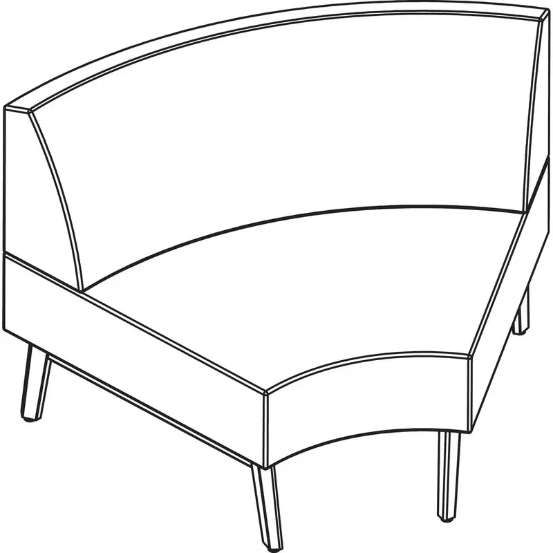 Arold Hip Hop Collection Wedge Chair [SKU - ARO1860CW20TP04]EA