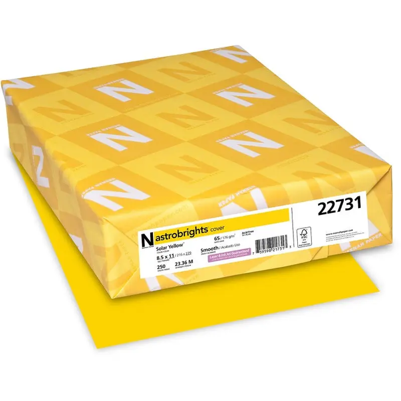 Astrobrights Colored Cardstock [SKU - WAU22731]PK