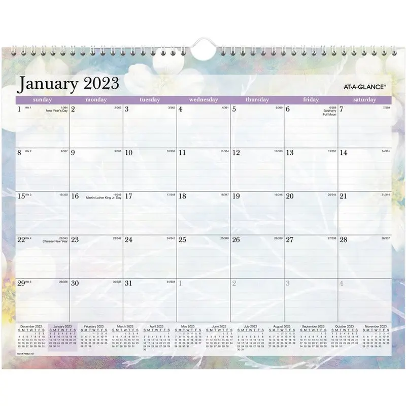 At-A-Glance Dreams Monthly Wall Calendar [SKU - AAGPM83707]EA