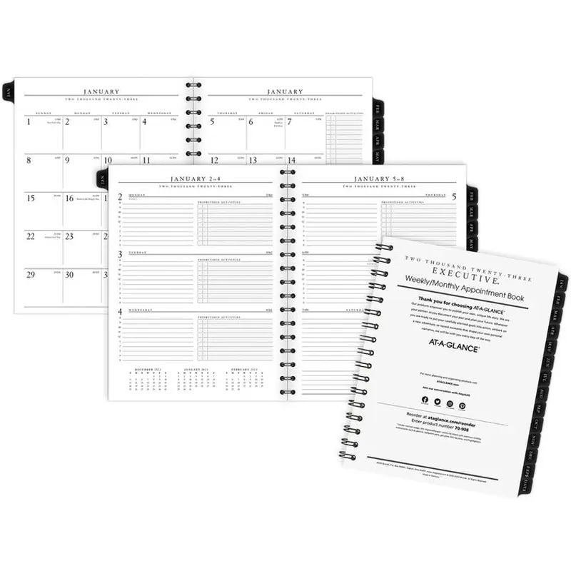 At-A-Glance Executive Weekly/Monthly Appointment Book Refill [SKU - AAG7090810]EA