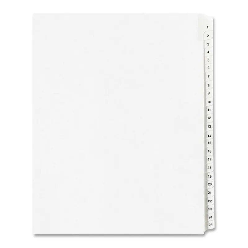 Avery Collated Legal Exhibit Dividers - Allstate Style [SKU - AVE01701]ST