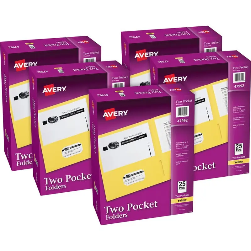 Avery Letter Pocket Folder [SKU - AVE47992CT]CT