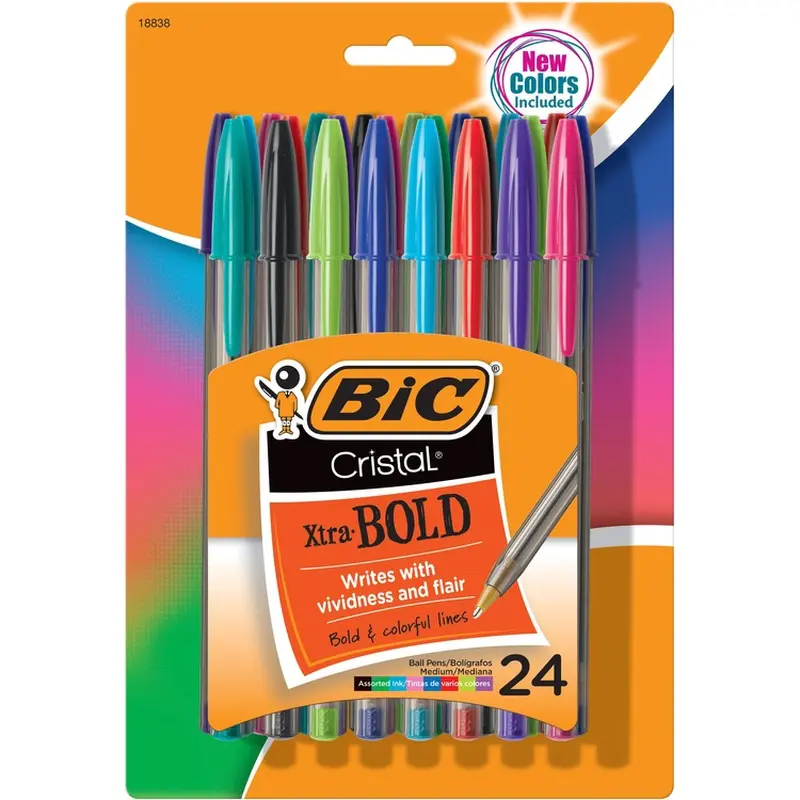 BIC Cristal Ballpoint Pen [SKU - BICMSBAPP241AST]PK