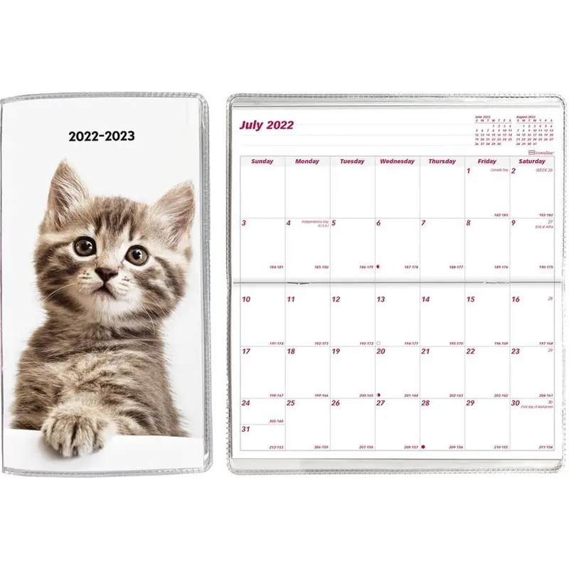 Brownline Cat Cover Pocket Planner [SKU - REDCA41201]EA