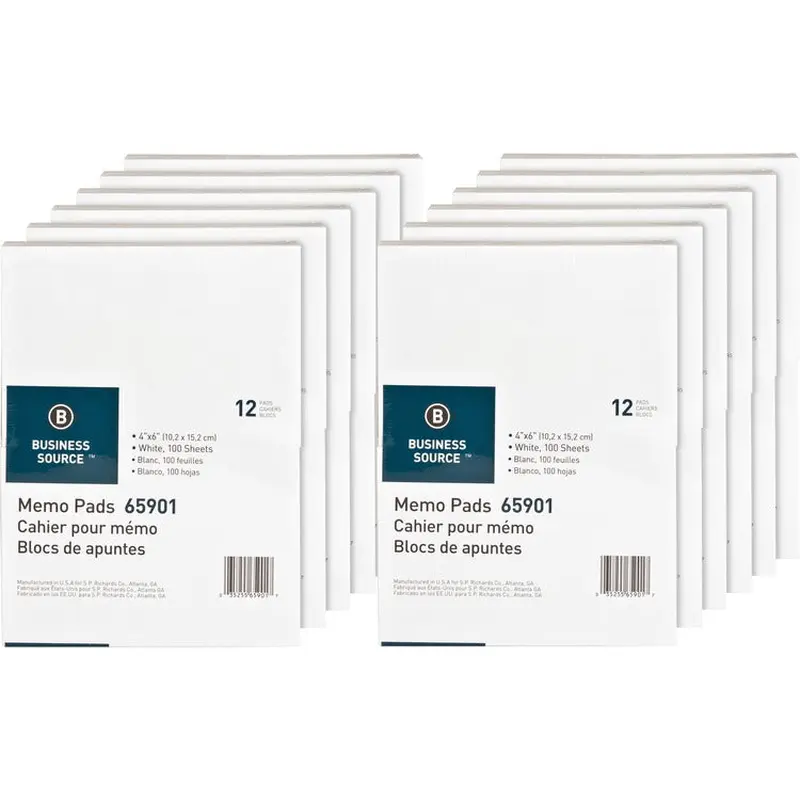 Business Source Plain Memo Pads [SKU - BSN65901CT]CT