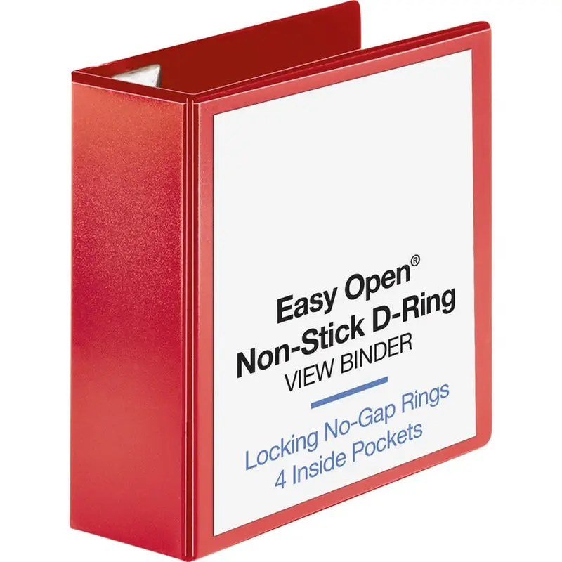 Business Source Red D-ring Binder [SKU - BSN26983]EA