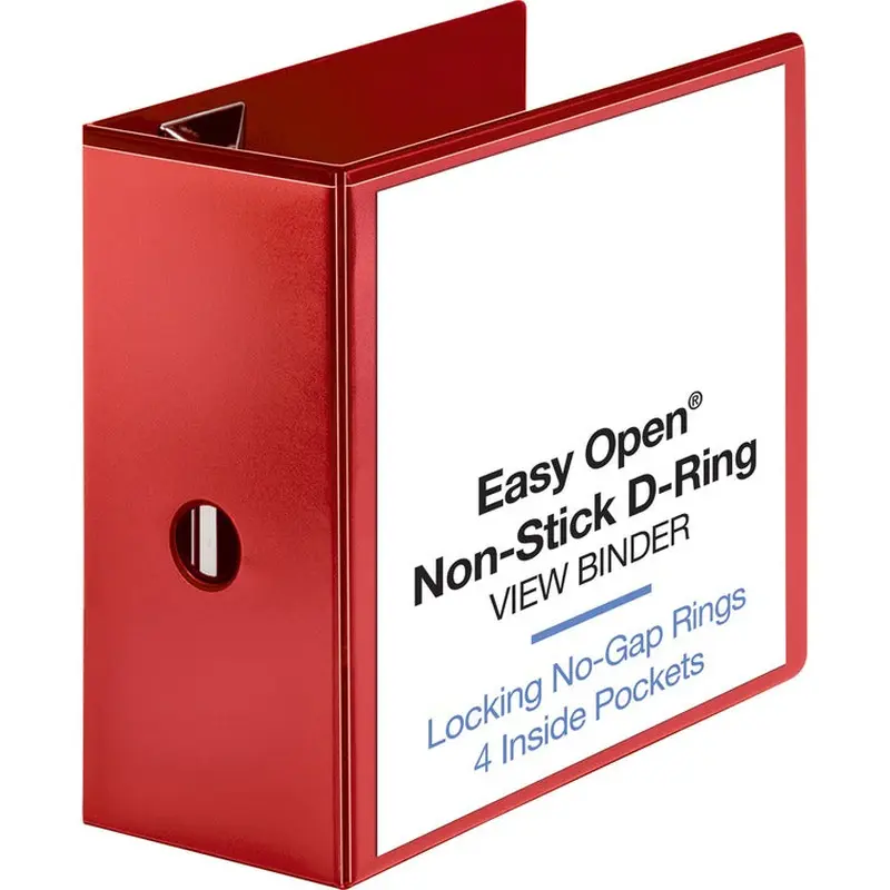 Business Source Red D-ring Binder [SKU - BSN26984]EA