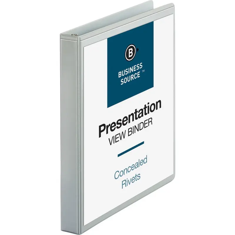 Business Source Standard View Round Ring Binder [SKU - BSN09981]EA