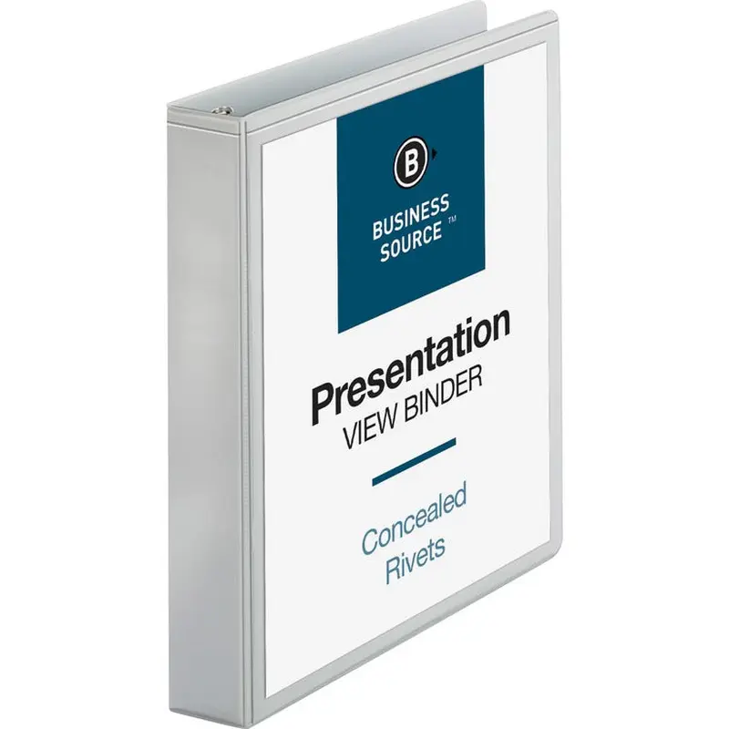 Business Source Standard View Round Ring Binder [SKU - BSN09983]EA