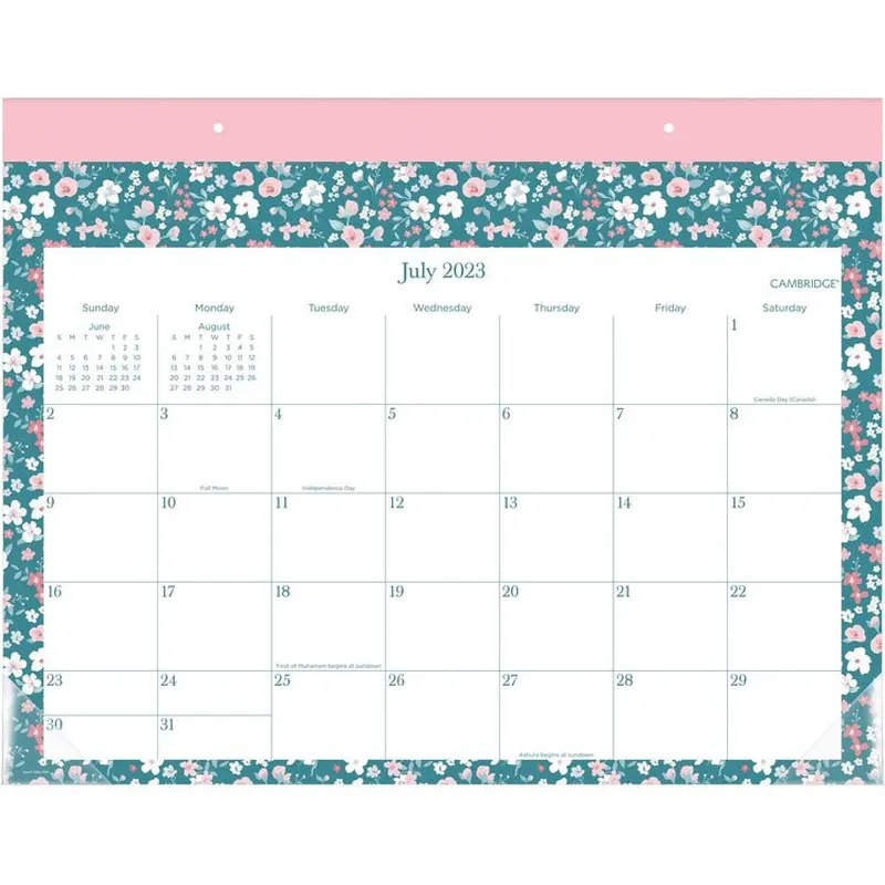 Cambridge Pippa Academic Desk Pad Calendar [SKU - AAG1668704A]EA
