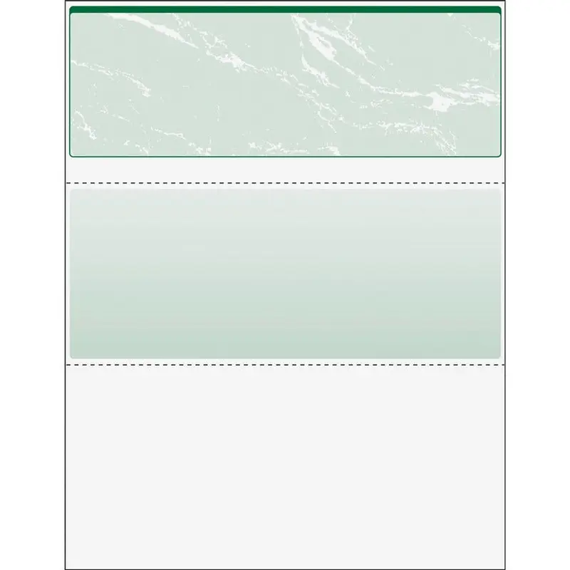 DocuGard High Security Green Marble Business Checks with 11 Features to Prevent Fraud [SKU - PRB04502]RM