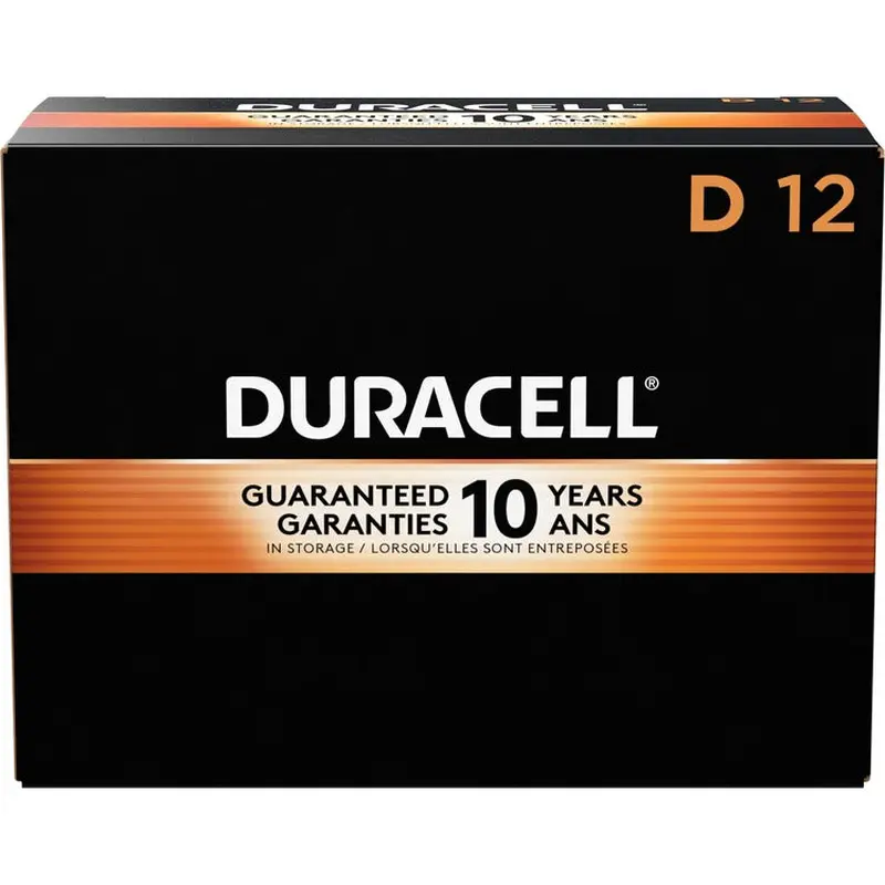 Duracell Coppertop Alkaline D Batteries [SKU - DUR01301]BX