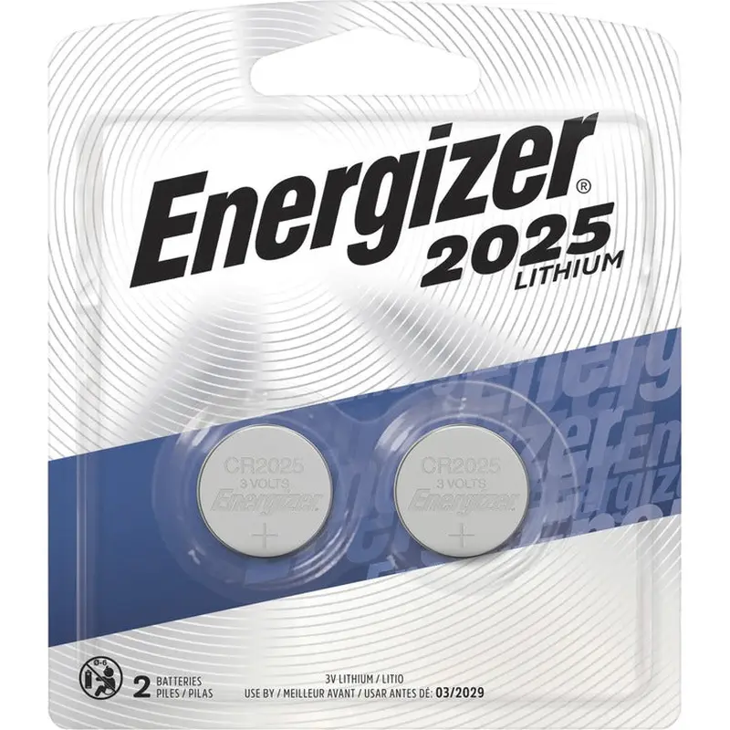 Energizer 2025 Lithium Coin Battery, 2 Pack [SKU - EVE2025BP2]PK