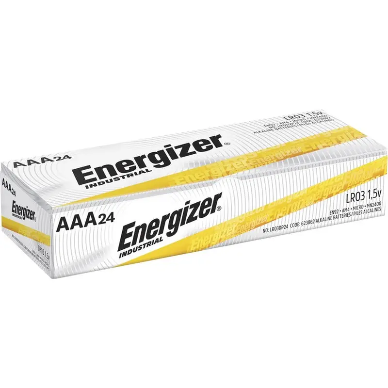 Energizer Industrial Alkaline AAA Batteries, 24 pack [SKU - EVEEN92]BX