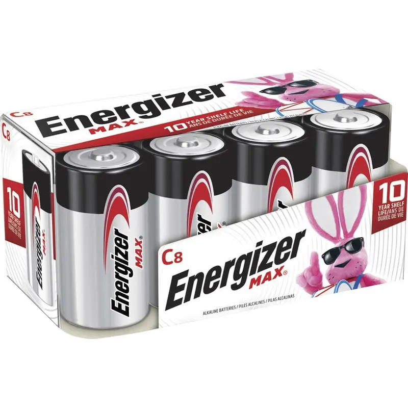Energizer MAX Alkaline C Batteries, 8 Pack [SKU - EVEE93FP8]PK