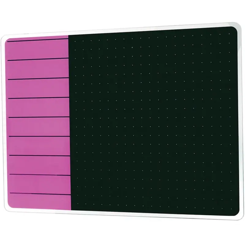 Floortex Viztex Dry-erase Magnetic Glass Whiteboard - Soft Violet [SKU - FLRFCVGM1723VP]EA