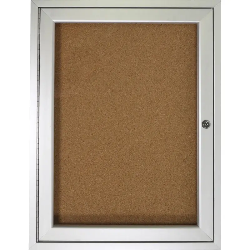 Ghent 1-Door Enclosed Indoor Bulletin Board [SKU - GHEPA13624K]EA