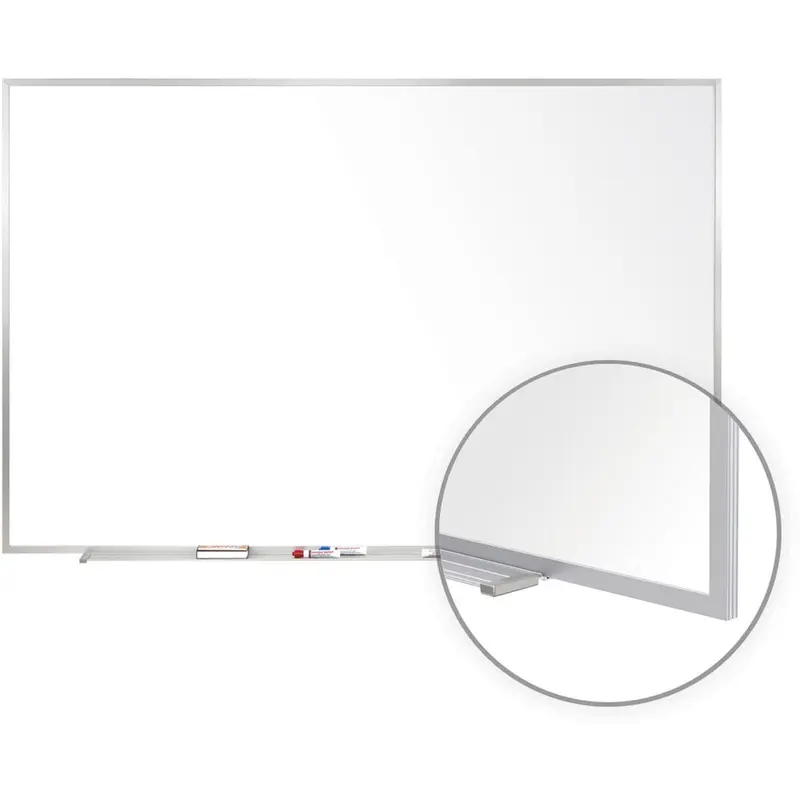 Ghent 36.43" x 48.47" Aluminum Frame Magnetic Whiteboard with 1 Marker [SKU - GHEM1341]EA
