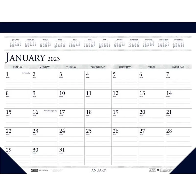House of Doolittle Perforated Top Desk Pad Calendar [SKU - HOD150HD]EA