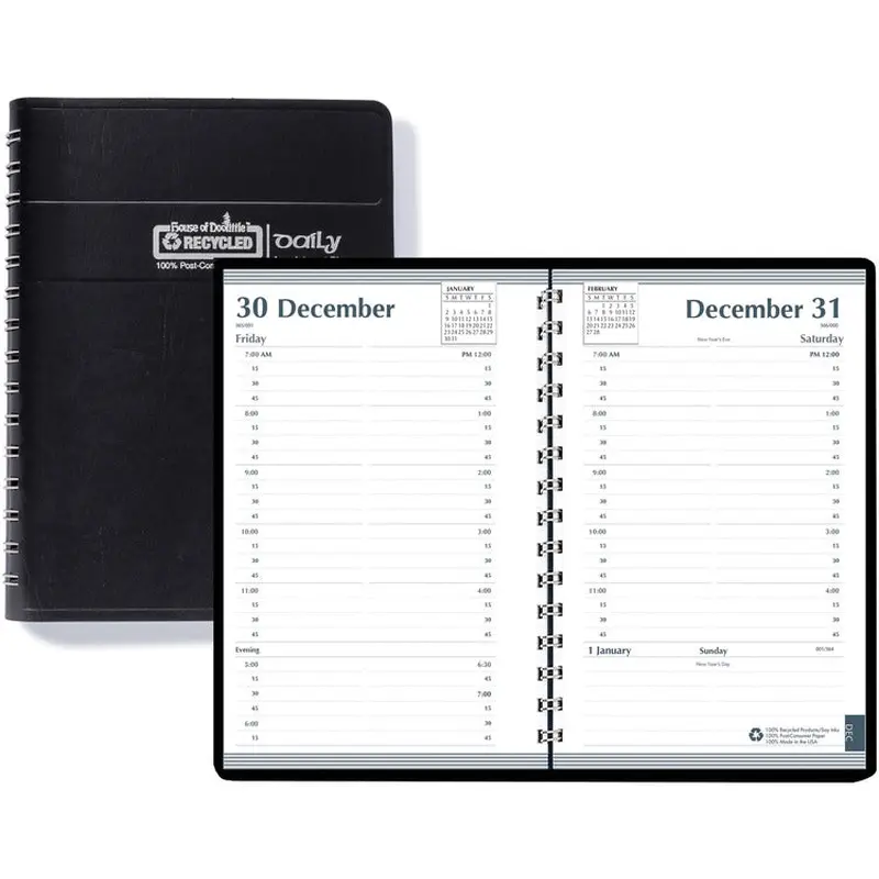 House of Doolittle Quarter-hourly Appointment Daily Planner [SKU - HOD28802]EA