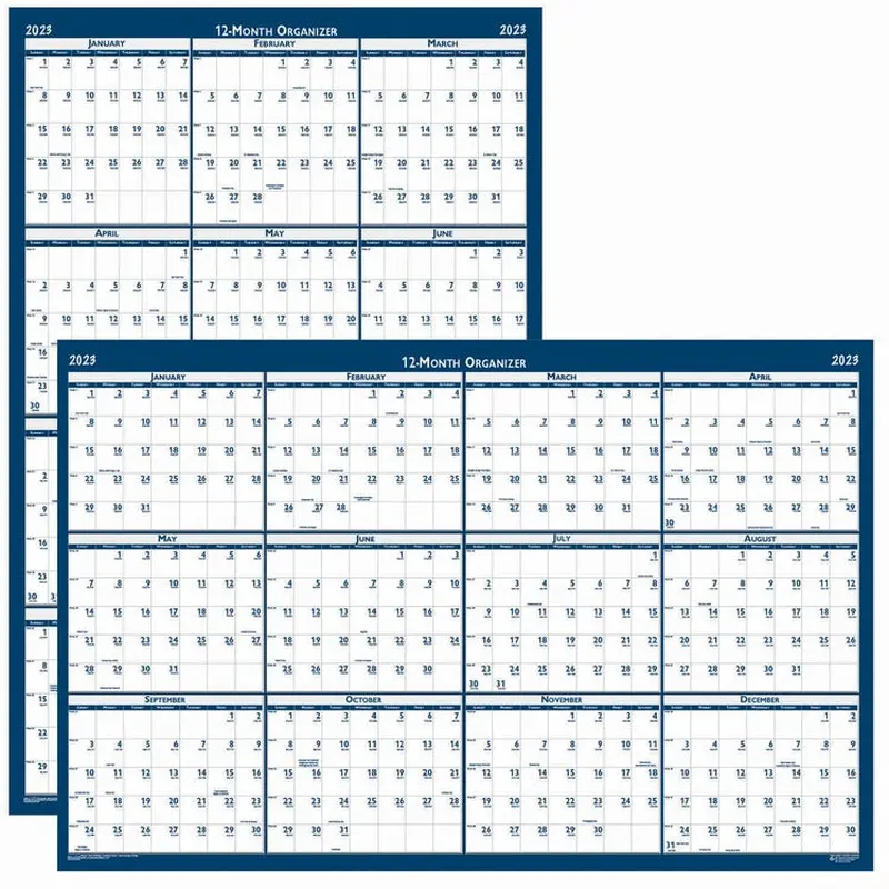 House of Doolittle Write-on Laminated Wall Planner [SKU - HOD3960]EA