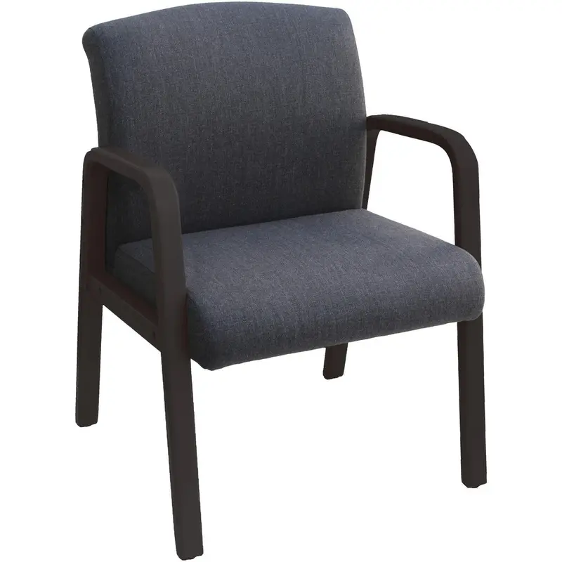 Lorell Gray Flannel Fabric Guest Chair [SKU - LLR68559]EA