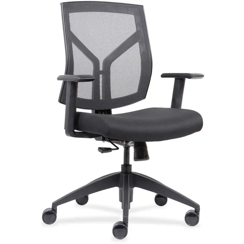 Lorell Mesh Back/Fabric Seat Mid-Back Task Chair [SKU - LLR83111A205]EA