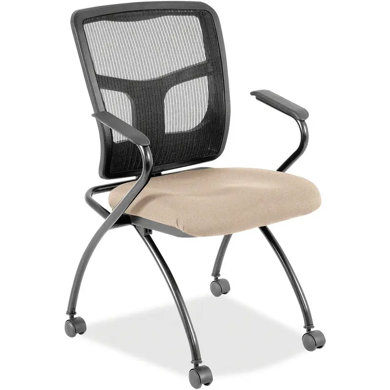 Lorell Mesh Back Fabric Seat Nesting Chairs [SKU - LLR8437489]CT