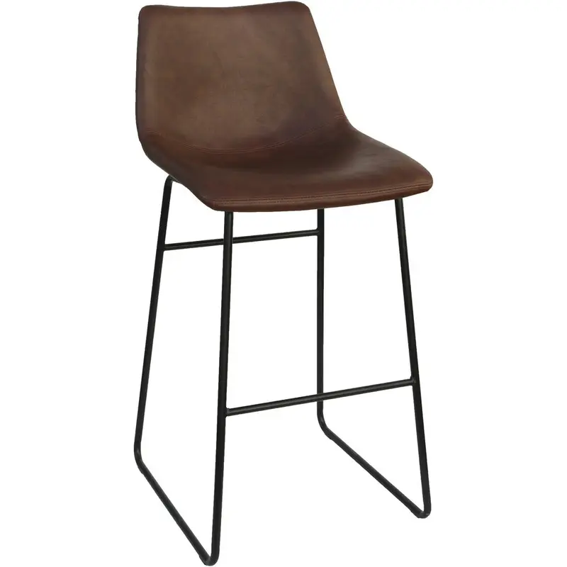 Lorell Mid-century Modern Sled Guest Stool [SKU - LLR42958]CT