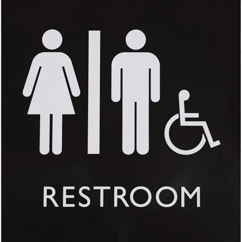 Lorell Restroom Sign [SKU - LLR02655]EA