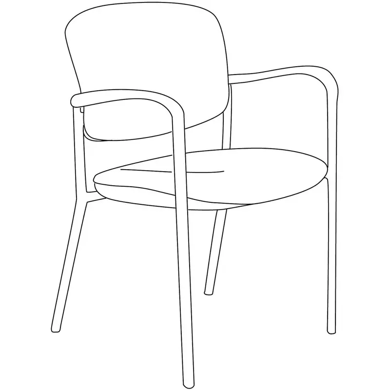 United Chair Brylee Fixed Arms Guest/Stack Chair [SKU - UNCBR32CQA07]EA