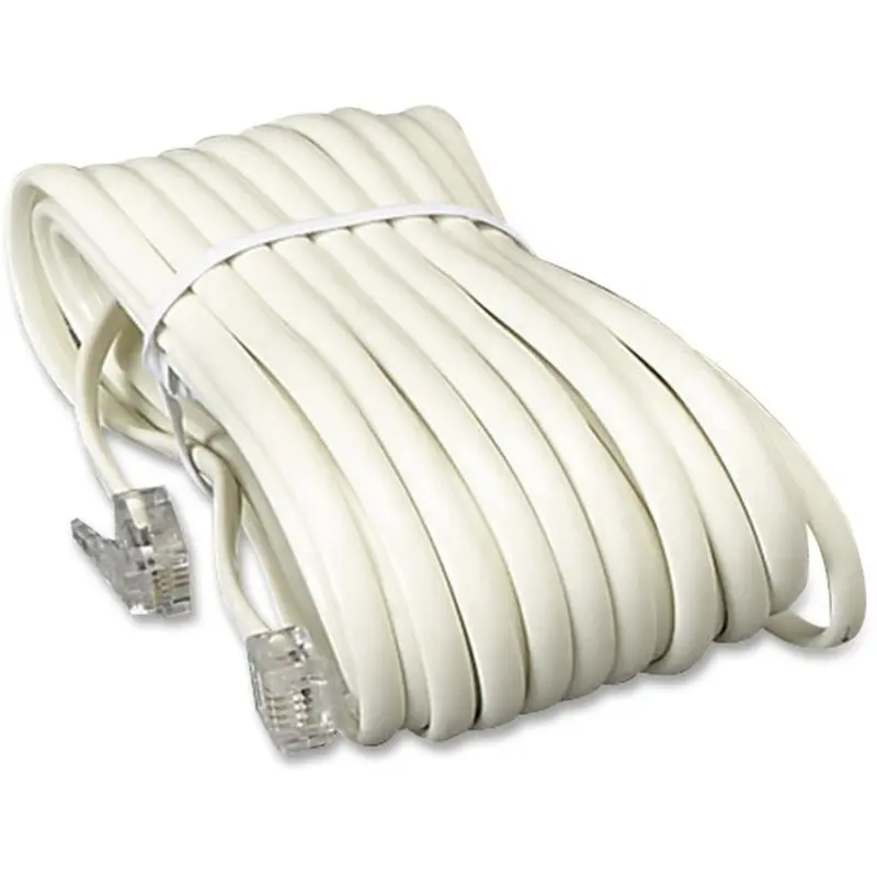 Softalk 04020 Phone Line Cord 25 ft., Ivory [SKU - SOF04020]EA