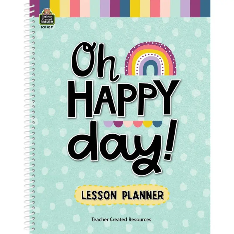 Teacher Created Resources Oh Happy Day Lesson Planner [SKU - TCR8321]EA