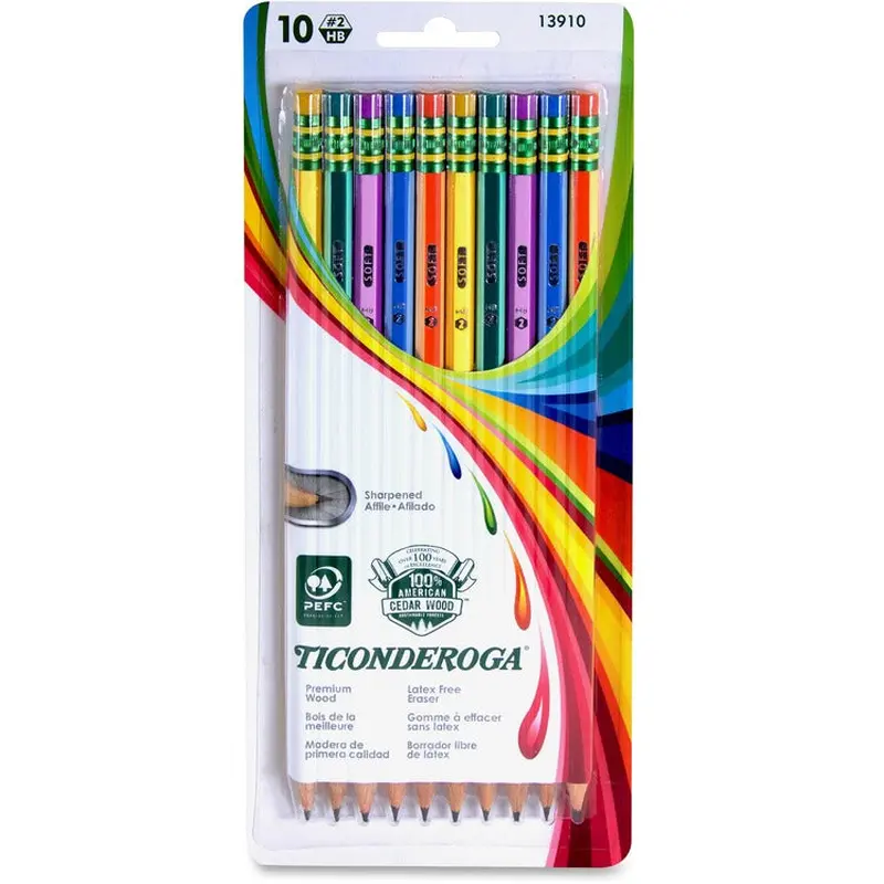 Ticonderoga Sharpened No. 2 Pencils [SKU - DIX13910]PK