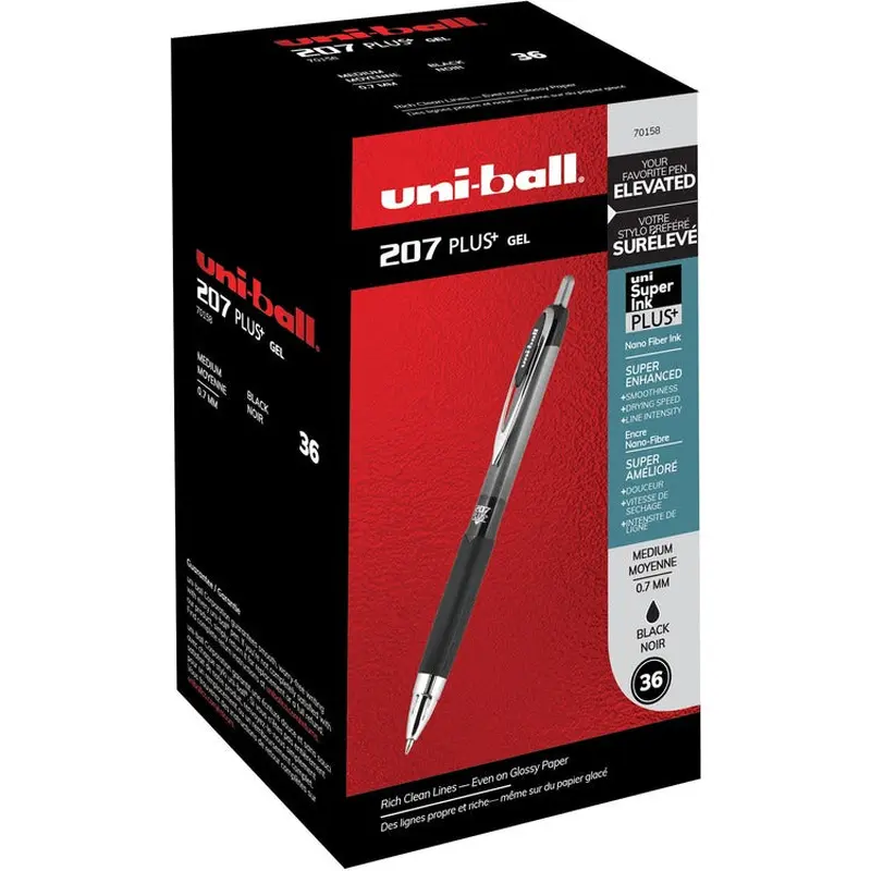 uniball 207 PLUS  Gel Pen [SKU - UBC70158]PK