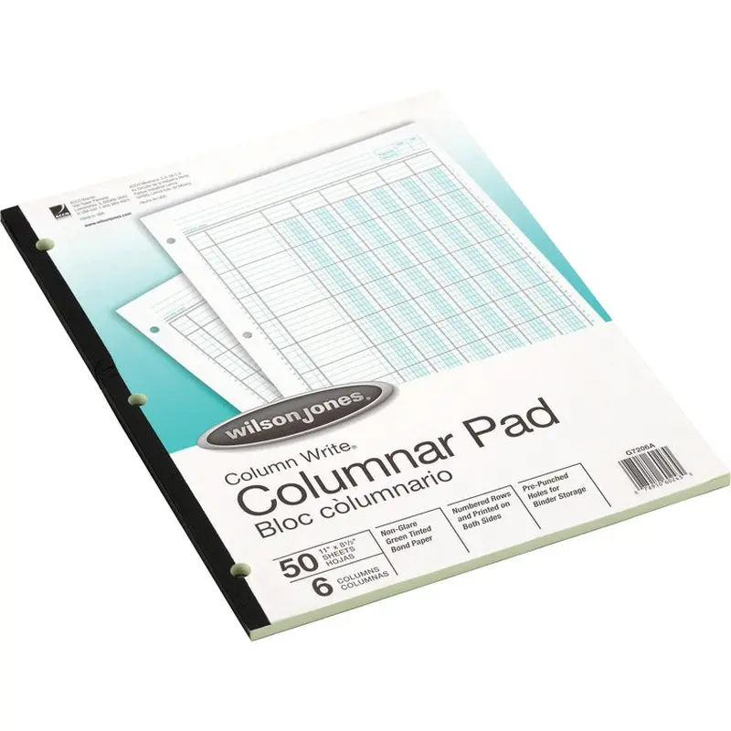 Wilson Jones 6-Column Write Pads [SKU - WLJG7206A]PD