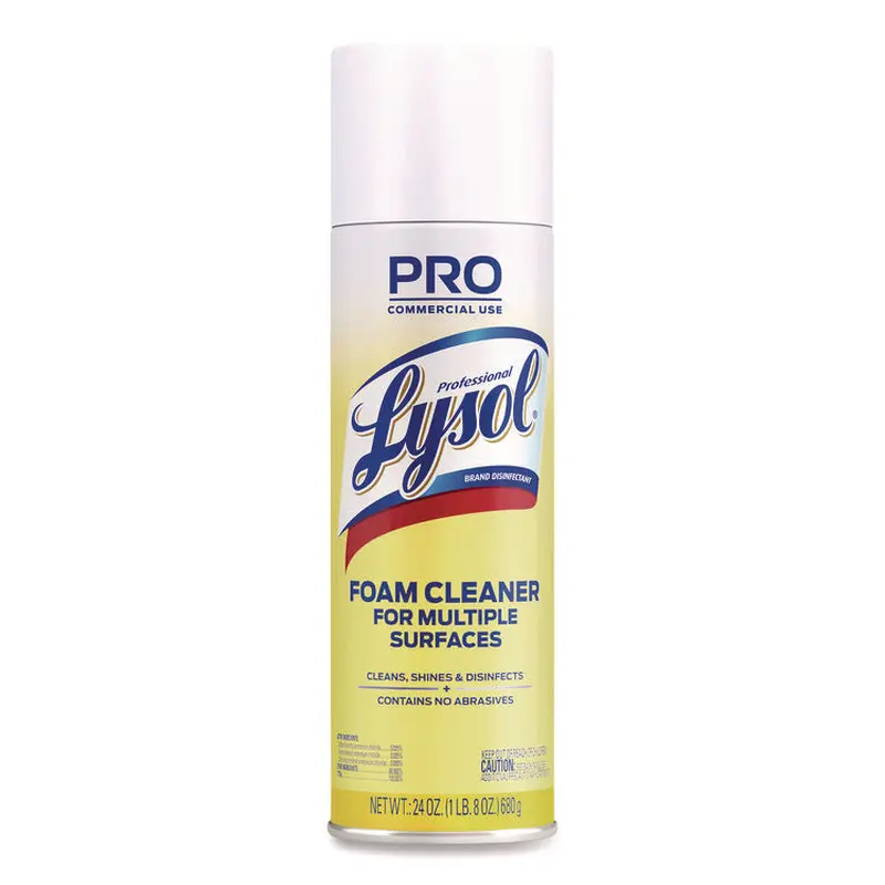 Disinfectant Foam Cleaner, 24 oz Aerosol Spray