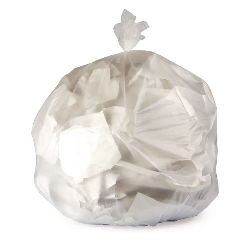 High-Density Waste Can Liners, 4 gal, 6 mic, 17  x 18 , Natural, 2,000/Carton