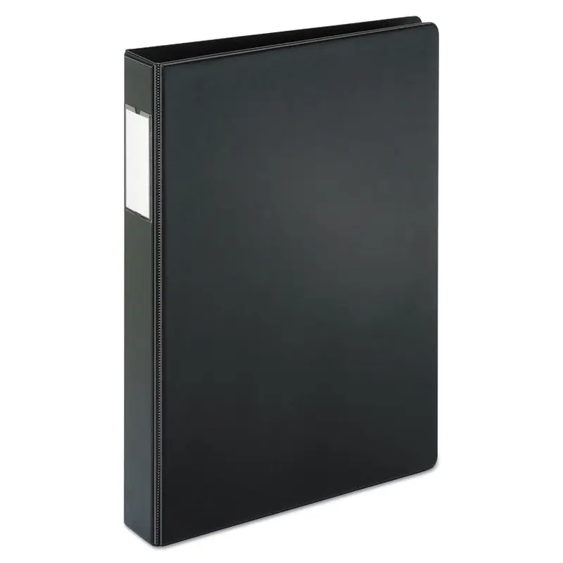 Legal Slant D Ring Binder, 3 Rings, 1" Capacity, 14 x 8.5, Black