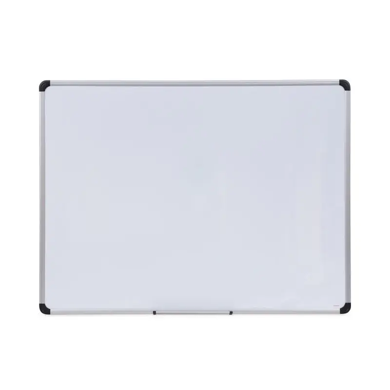 Magnetic Steel Dry Erase Marker Board, 48 x 36, White Surface, Aluminum/Plastic Frame
